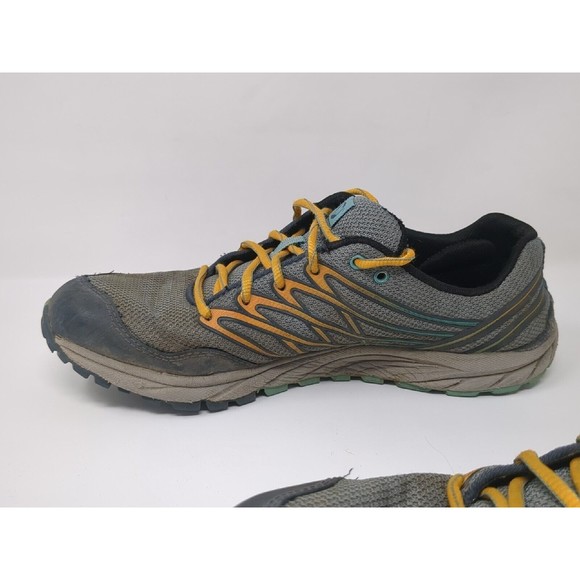 Merrel Womens Bare Foot‎ Access Trail Shoes Running Gray Orange Size 8.5 J01622 - Picture 5 of 10